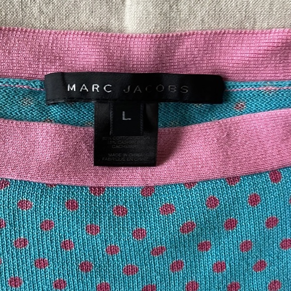 Marc Jacobs Short Sleeve Top. Sz Large - Picture 8 of 8